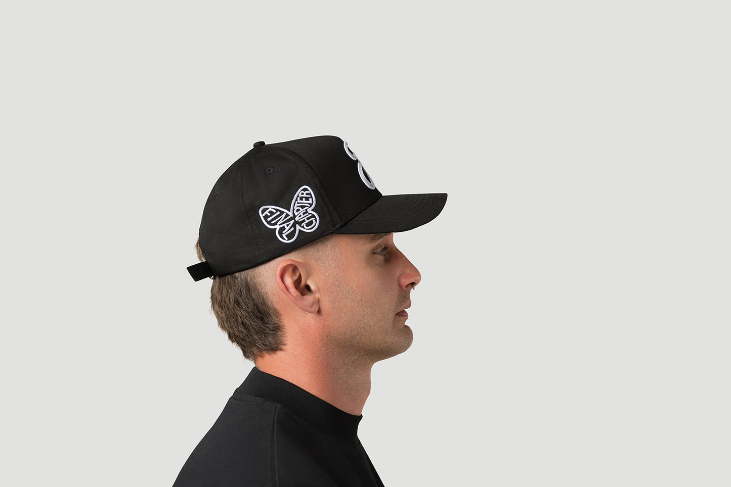 THE STAPLE STRAPBACK // BLACK