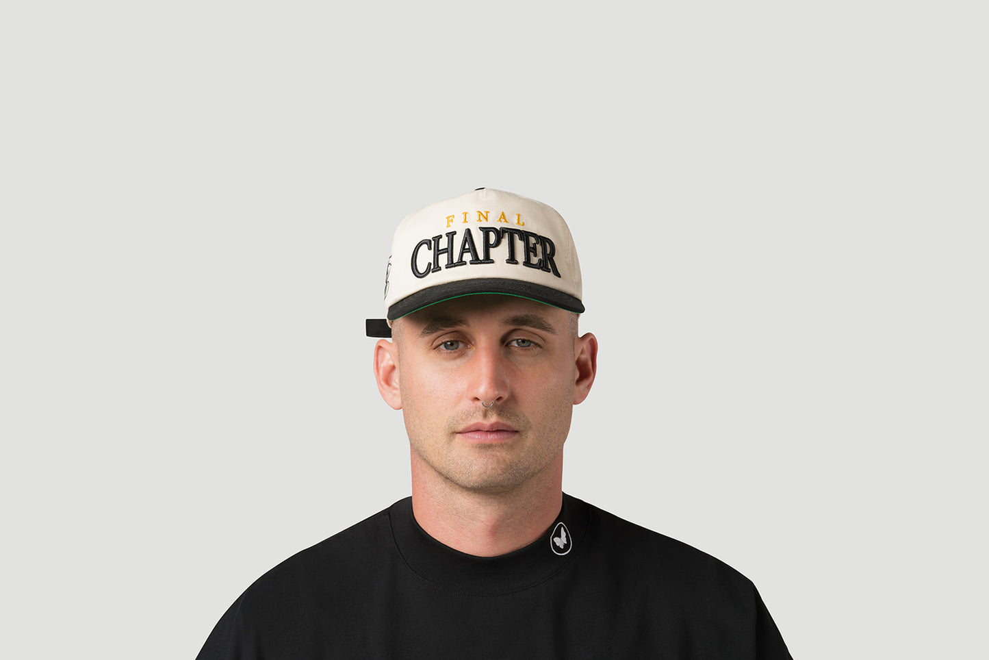 THE CHAPTER STRAPBACK // BLACK & CREME