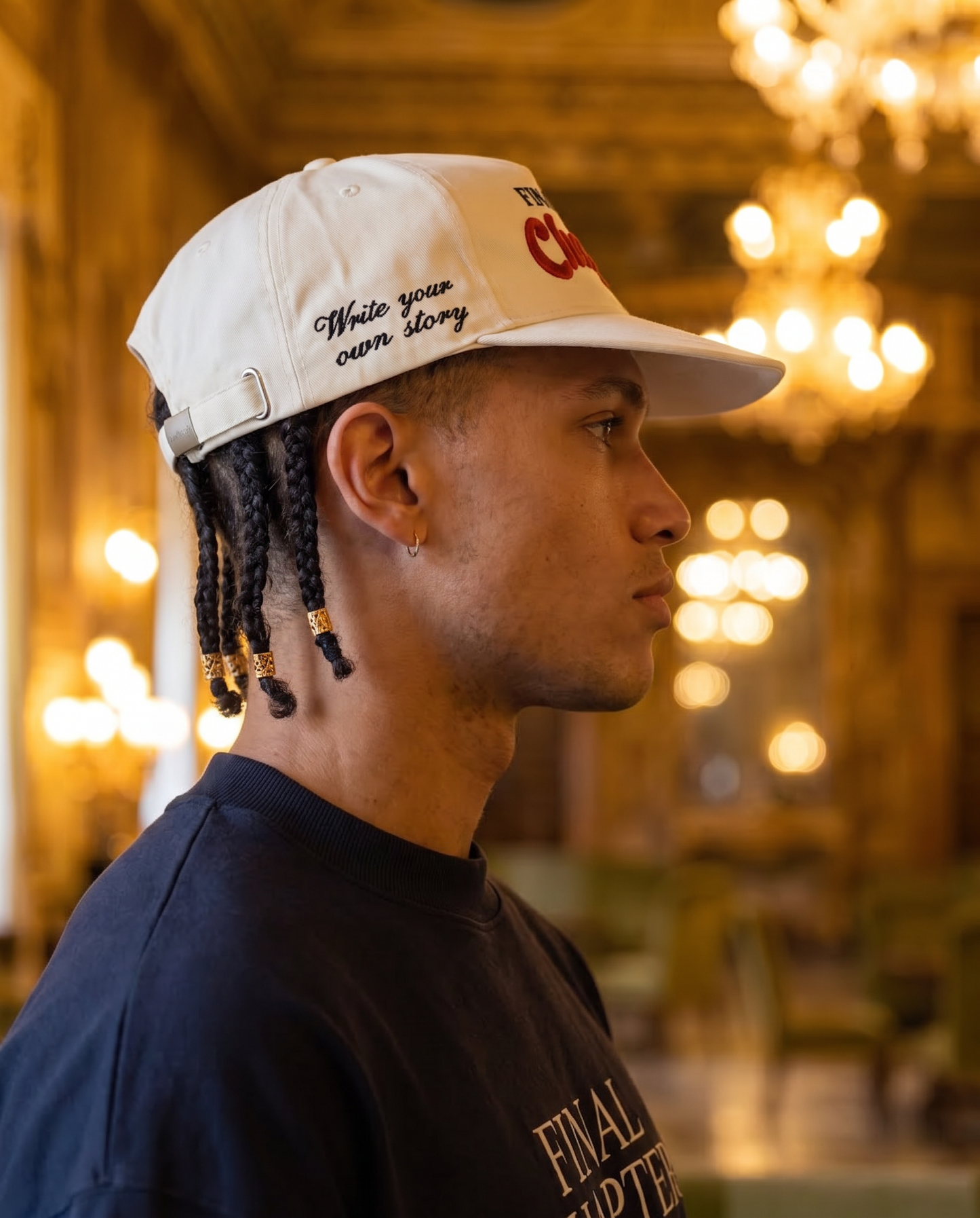 THE VINTAGE STRAPBACK // CREME
