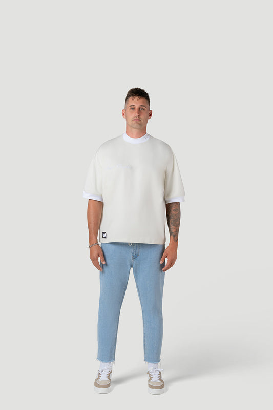 THE SIGNATURE TEE // CREME