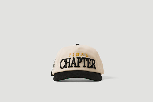 THE CHAPTER STRAPBACK // BLACK & CREME